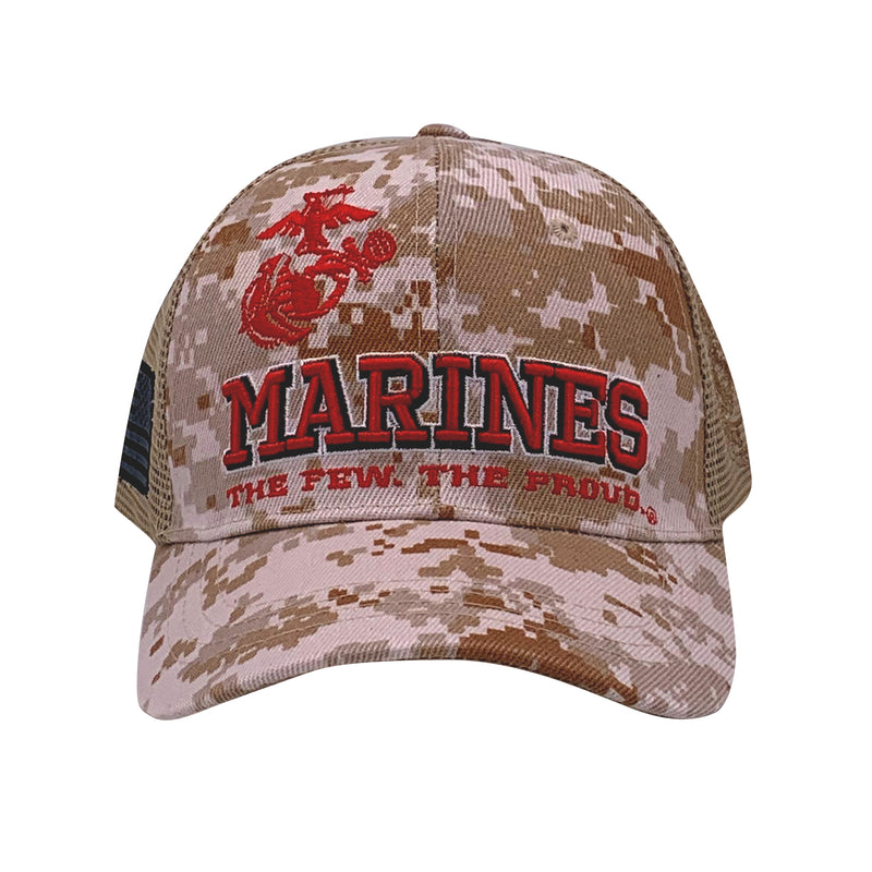 United States Marine Corps Battle Flag Trucker Cap by Icon Sports