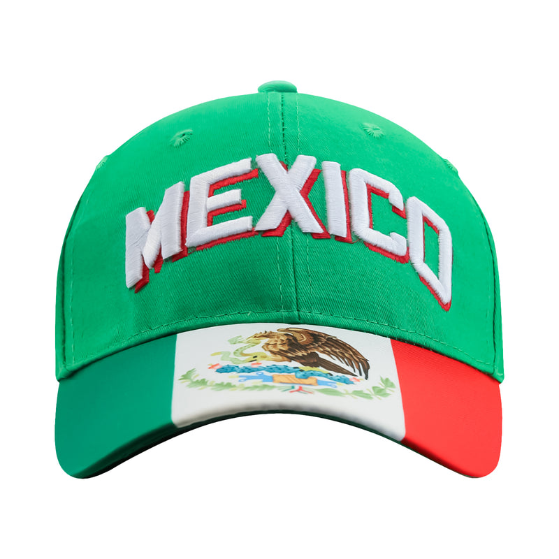 Mexico Country Flag Cotton Twill Hat by Icon Sports