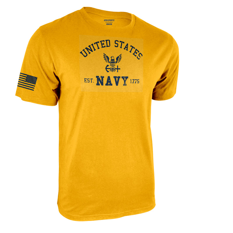 U.S. Navy Arched Adult Graphic T-Shirt by Icon Sports