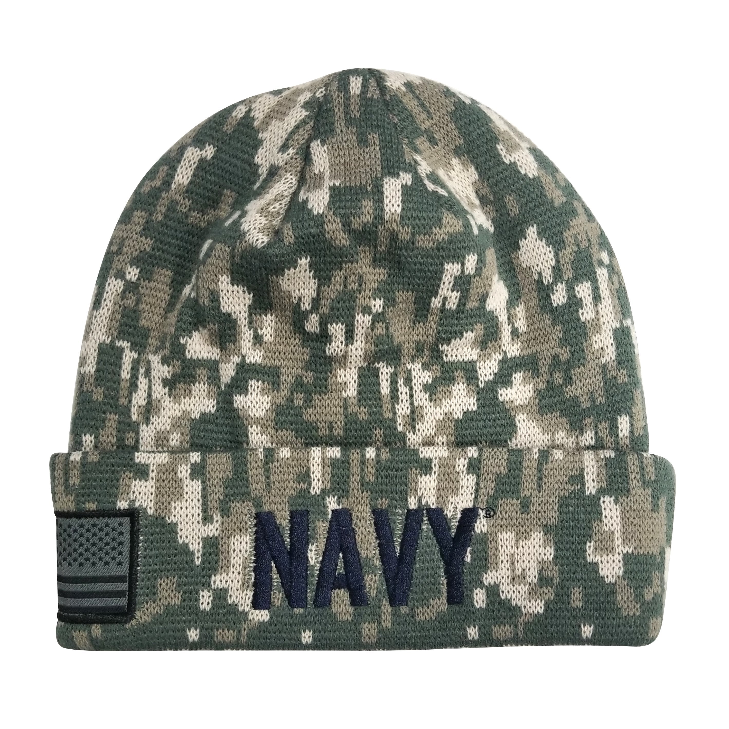 U.S. Navy Digital Camo Cuffed Beanie by Icon Sports