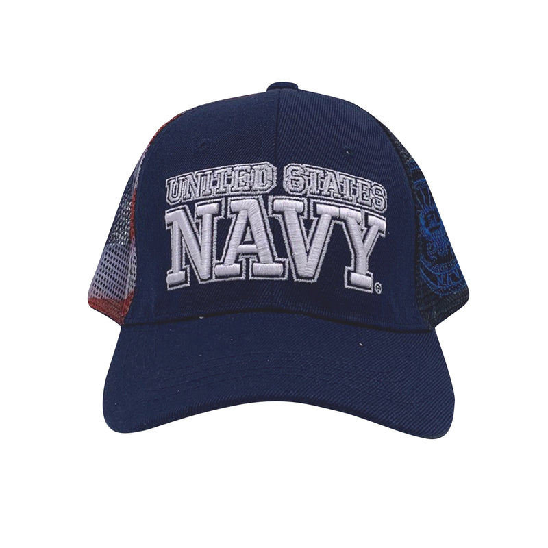 U.S. Navy Flag Trucker Cap by Icon Sports