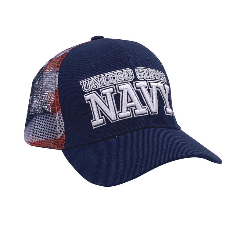 U.S. Navy Flag Trucker Cap by Icon Sports