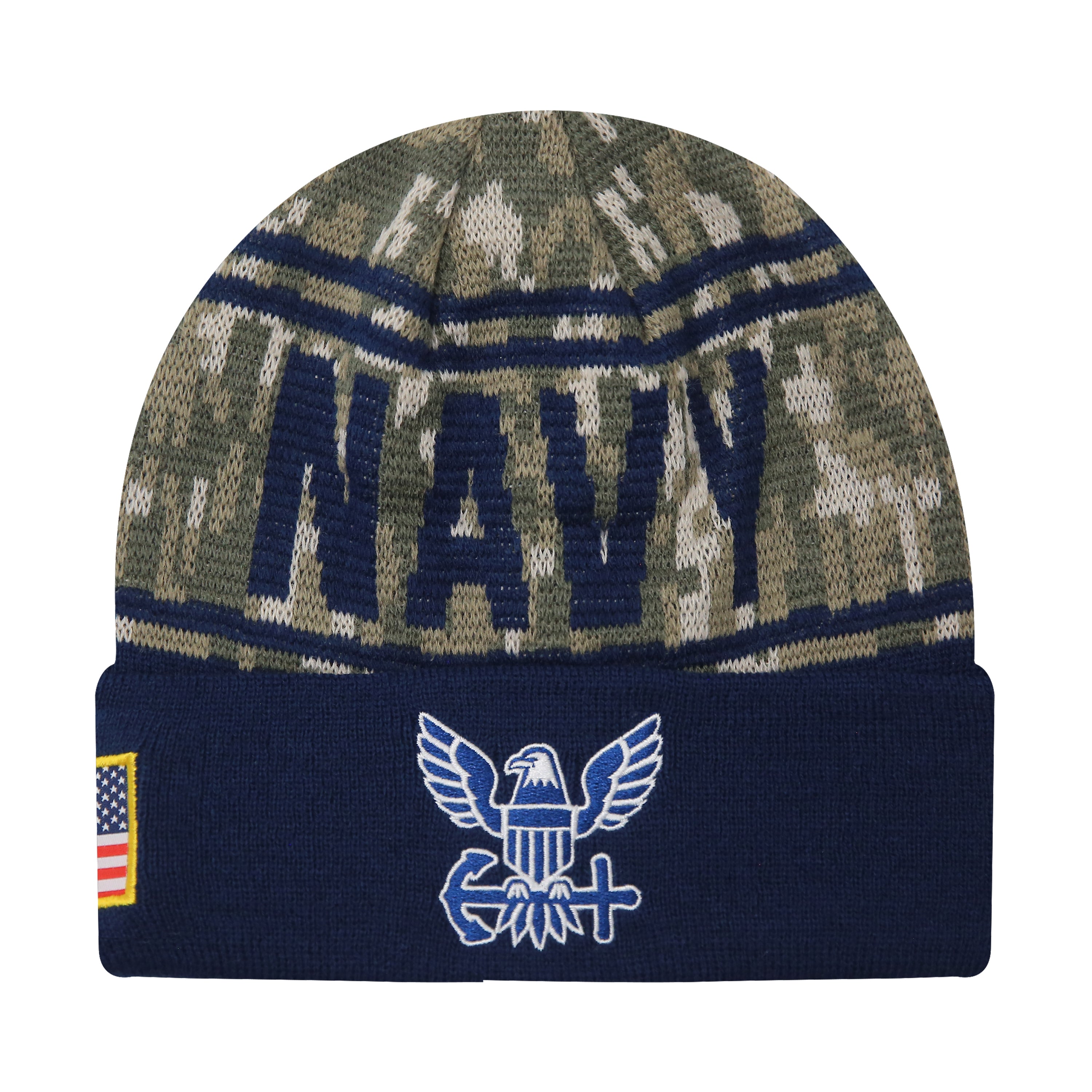 U.S. Navy Adult Camo Unisex Beanie