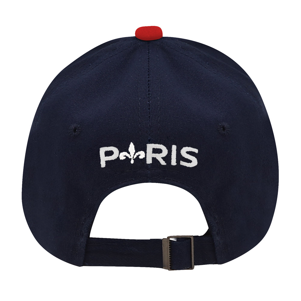 Paris Saint-Germain F.C. Embroidered Logo 6 Panel Dad Cap