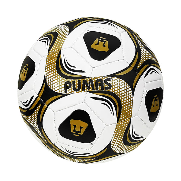 PUMAS UNAM Swirl Classic Size 5 Soccer Ball by Icon Sports