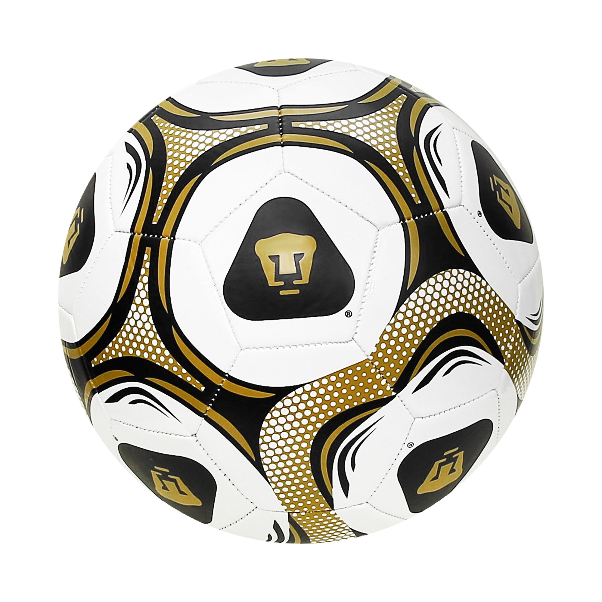 PUMAS UNAM Swirl Classic Size 5 Soccer Ball by Icon Sports