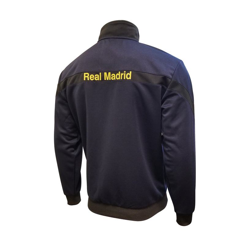 Real Madrid Adult Full-Zip Track Jacket - Navy by Icon Sports