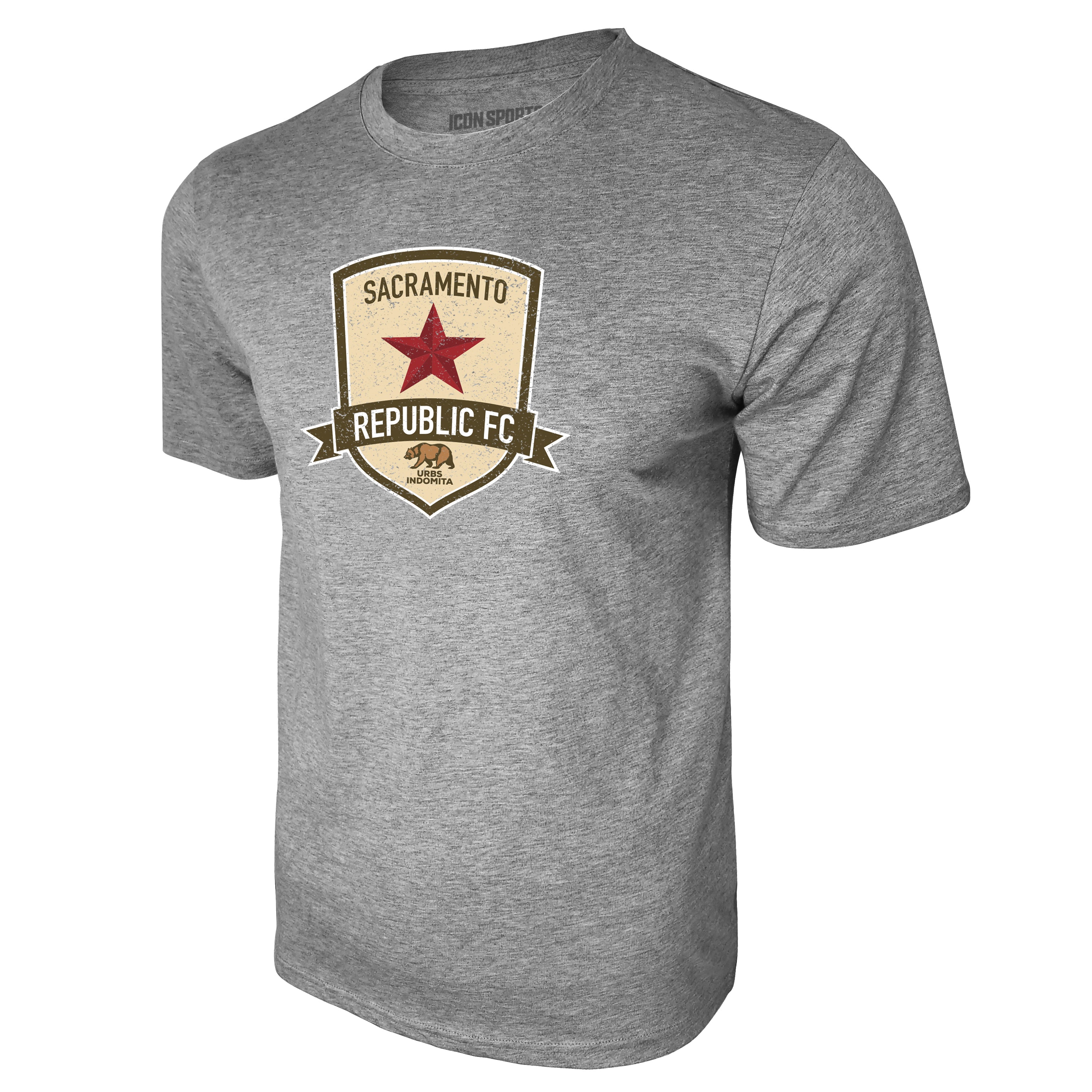 USL Sacramento Republic FC Tee - Heather Gray by Icon Sports