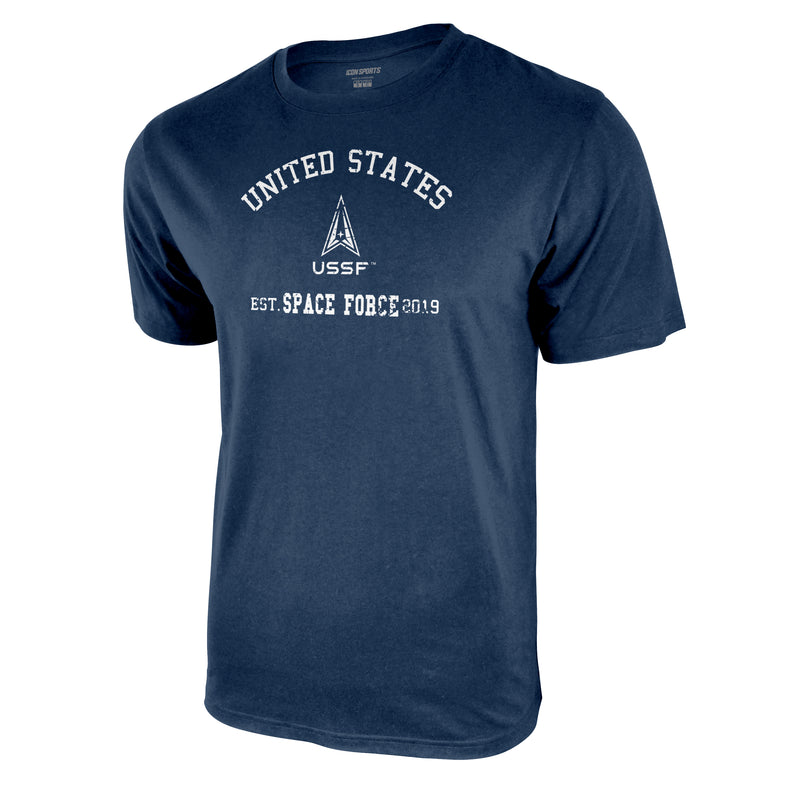 U.S. Space Force Arched Adult Graphic T-Shirt by Icon Sports