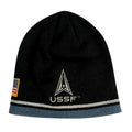 us space force adult unisex beanie in black