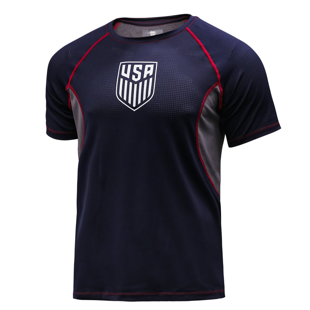 U.S. Soccer Men's Lightweight Polyester Exercise T-Shirt