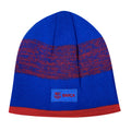 fc barcelona reverible beanie in red and blue
