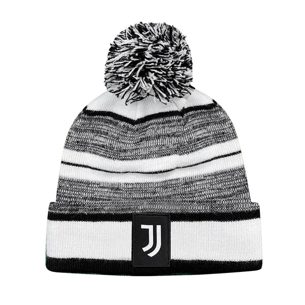 Juventus beanie for kids in black and white