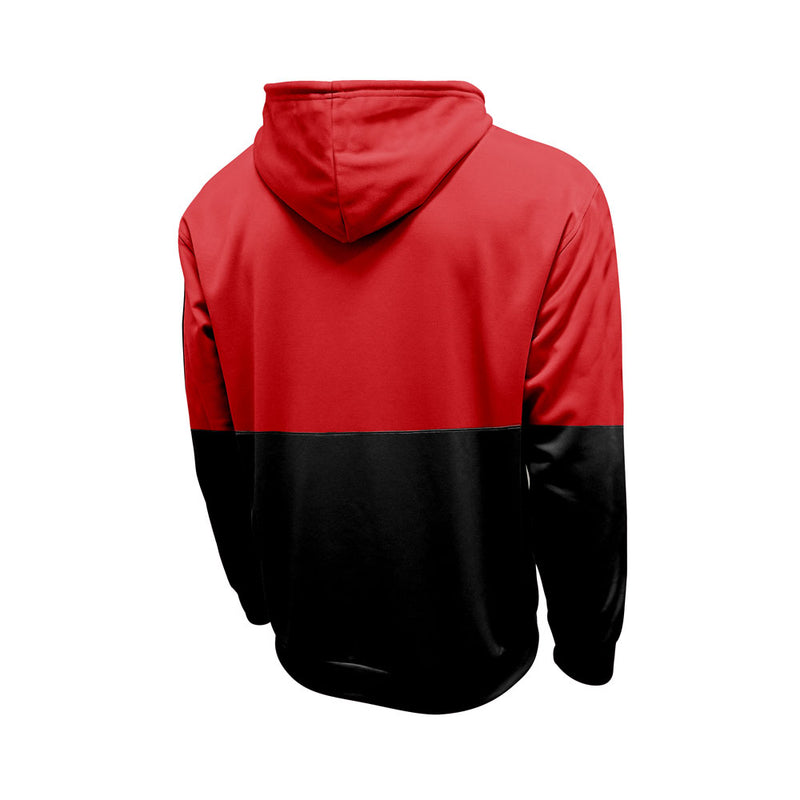 liverpool fc adult men hoodie sweatshirt in red and black