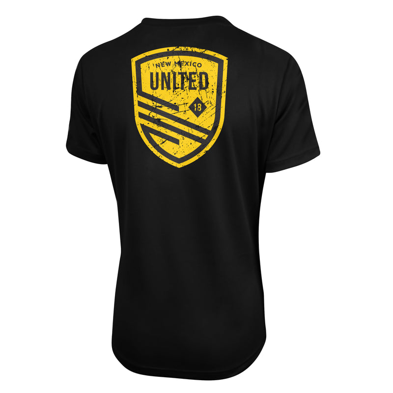 new mexico united ladies graphic t shirt in black