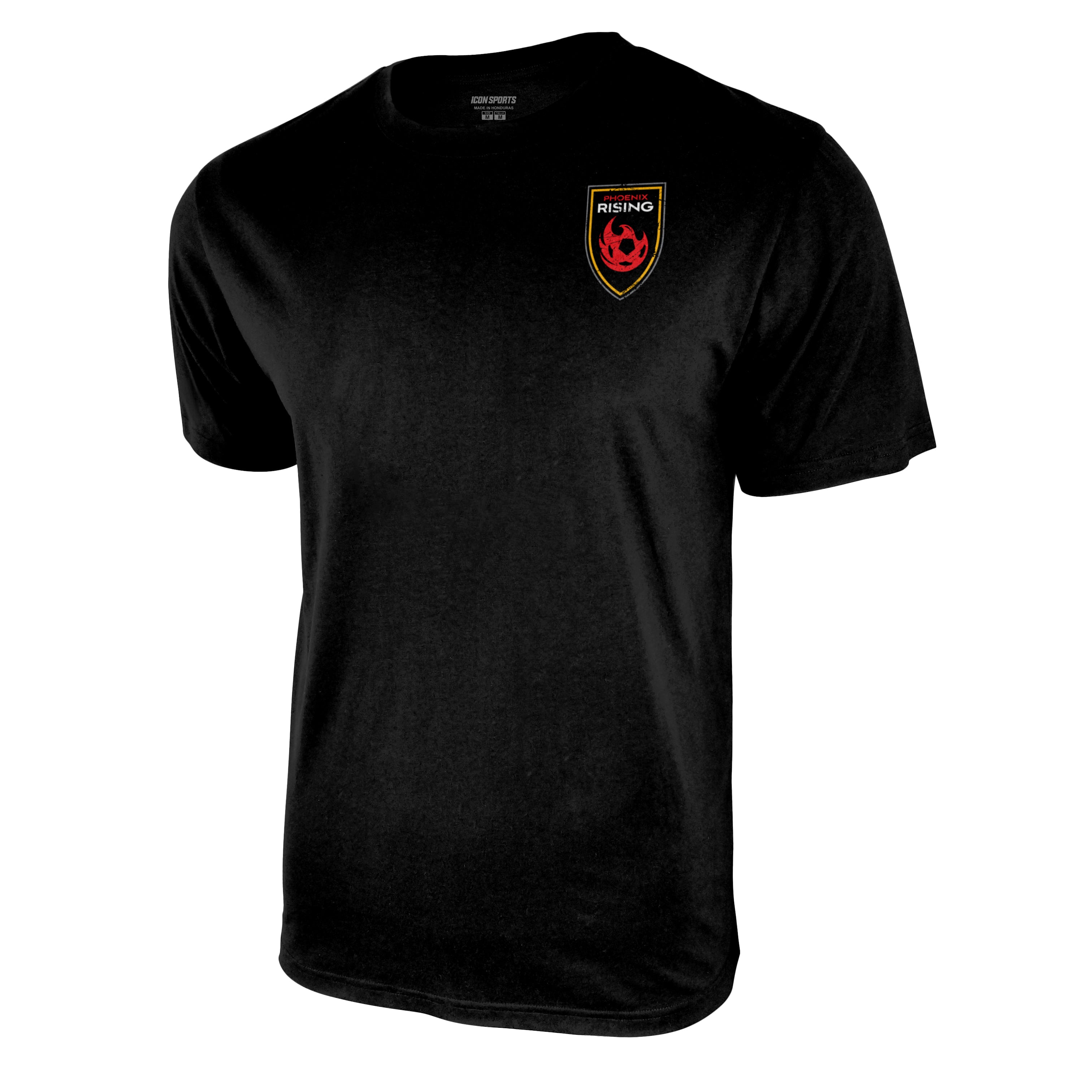 phoenix rising fc adult men's graphic t shirt in black 