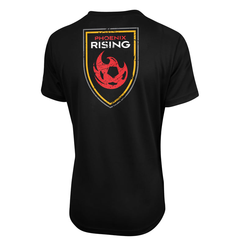phoenix rising fc ladies graphic t shirt in black