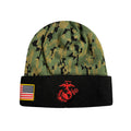 us marine corps officially licensed adult men beanie winter had camo and black